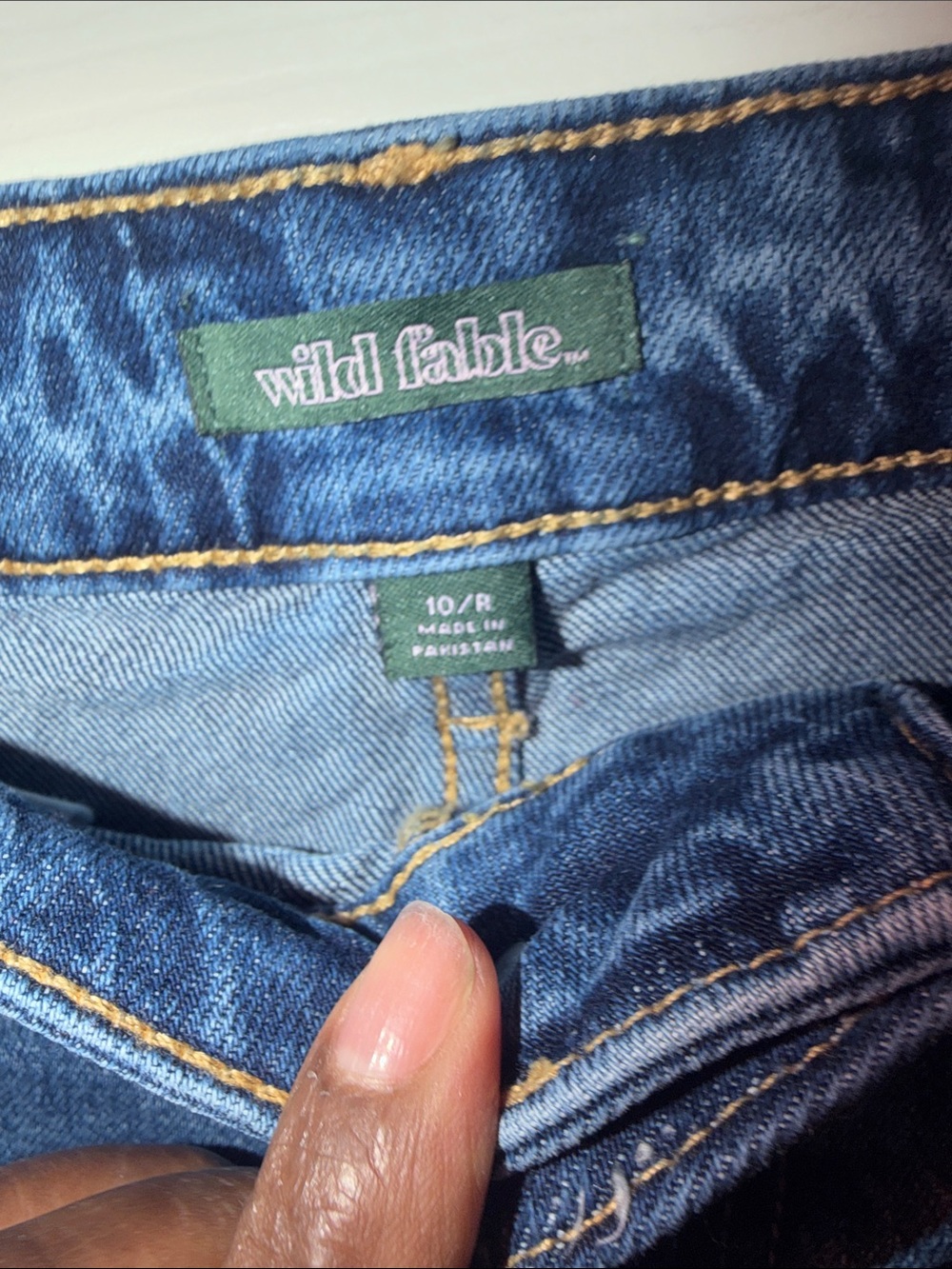 wild fable Dark Blue Distressed Wide-Leg Jeans - Picture 2 of 13